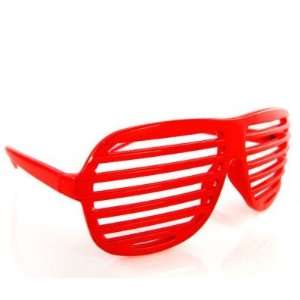  Shutter Shades / Novelty Fun Shades Red Toys & Games
