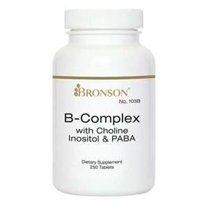 Nutritional Supplement B Complex with Choline, Inositol & Paba 100 