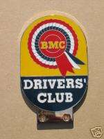 BMC DRIVERS CLUB CAR BADGE MG MINI COMMERCIAL TRACTOR  