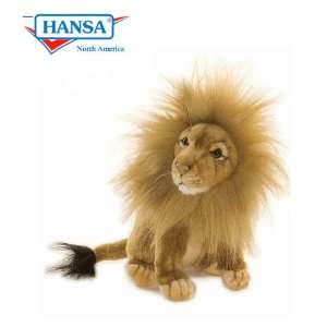  HANSA   Lion, Full Mane Med Seated (3937) Toys & Games