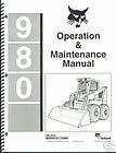 Bobcat 980 Skid Steer Operation Maintenance Manual