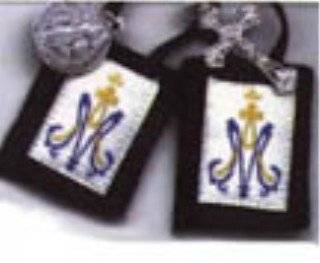   Scapular medals for those who are unable to wear the Brown Scapular