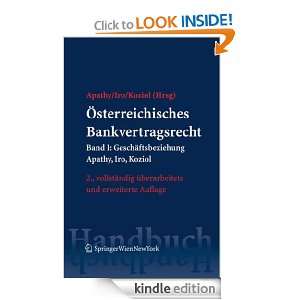 Start reading Österreichisches Bankvertragsrecht  