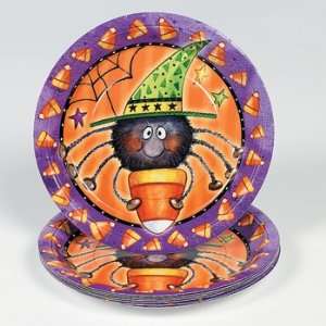  Candy Corn Spider Plates   Tableware & Party Plates Toys 