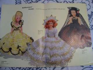   Vtg 50s DOLL BOOK Cotton & Wool Clothes CROCHET PATTERNS BOOK  