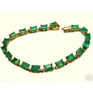 Colombian Emerald Tennis Bracelet 10 Cts
