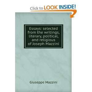   , political, and religious of Joseph Mazzini Giuseppe Mazzini Books
