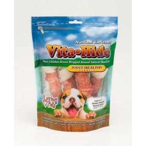 Loving Pets Rawhide Vita Hide Joint Healthy With Chicken 2 3 Inches 18 