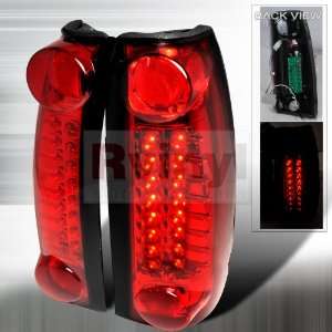    Cadillac Escalade 1999 2000 LED Tail Lights   Red Automotive
