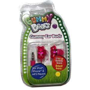  Gummy Bears Ear Buds (Strawberry Scent) Electronics