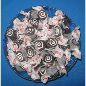 Licorice Swirl Flavored Taffy Town Salt Water Taffy 2 Pounds  