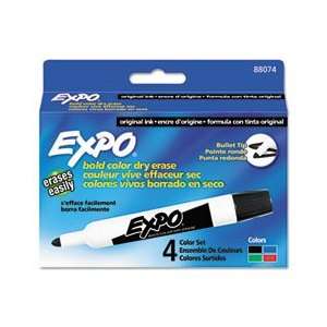  SAN88074 EXPO® MARKER,EXPO,BULLETIP,4/ST