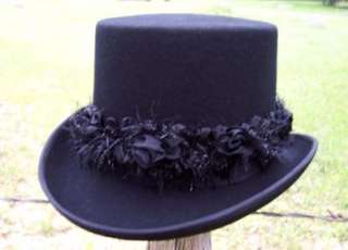 QUALITY* LADIES Elegant VICTORIAN Formal Dress Top Hat  