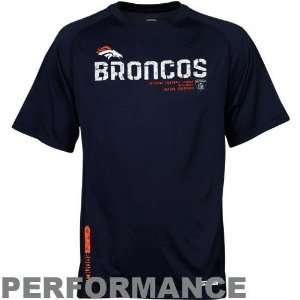 Reebok Denver Broncos Sideline Tacon Short Sleeve Equipment T Shirt
