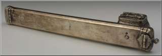 Fine Early Ottoman Silver Pencase ( Divit ) w/ Tughra Marks  