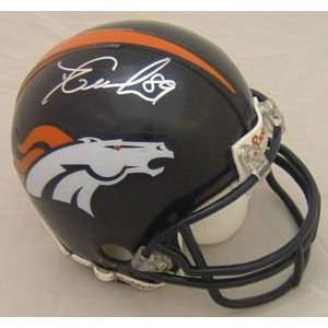   Graham Autographed Denver Broncos Mini Helmet