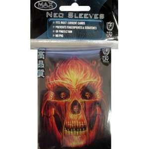  Max Neo Deck Protector Card Sleeves Standard Size Flame 