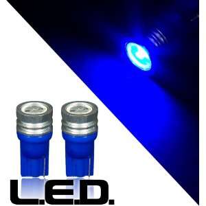   HIGH POWER 1.5W LED T10 WAGE BULBS BLUE Bulb Performance Automotive
