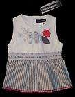 NWT Girls JEAN BOURGET Floral Applique Swing Top 18 18 