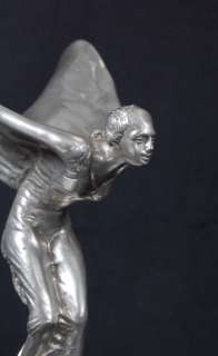 Charles Sykes Rolls Royce Silver Spirit Bronze Statue  