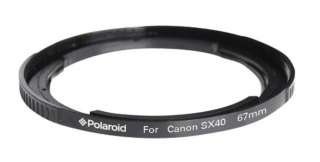   And Filter Adapter Ring For Canon The SX40, SX30, SX20 Digital Camera