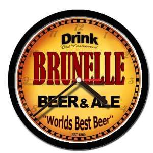  BRUNELLE beer and ale cerveza wall clock 