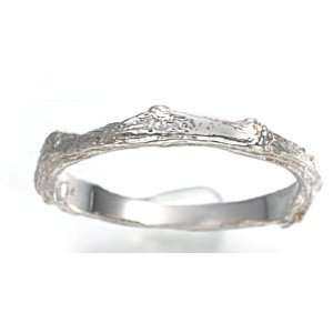  Small Twig Ring in 18k White Gold Katey Brunini Jewelry