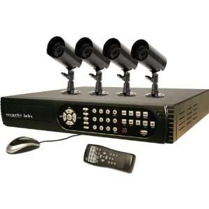  4 Channel 500Gb Hd Dvr With 4 Indoor/Outdoor Cameras 
