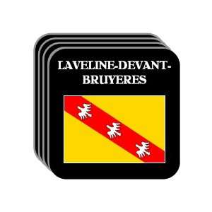 Lorraine   LAVELINE DEVANT BRUYERES Set of 4 Mini Mousepad Coasters