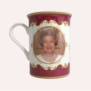  HRH Queen Elizabeth Diamond Jubilee Bone China Mug 