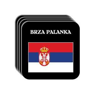  Serbia   BRZA PALANKA Set of 4 Mini Mousepad Coasters 