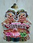 RADKO Ginger Sisters ORNAMENT Sister PASTRY 1015214