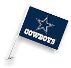 Dallas Cowboys NFL CAR WINDOW ROLL UP FLAG WALL MOUNT