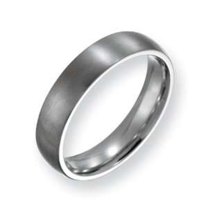  Stainless Steel 5mm Brushed Comfort Fit Wedding Band Ring 