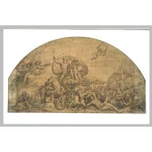   Charles Le Brun   24 x 16 inches   Neptune et Amphitrite ou Le Réveil