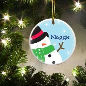  Let It Snow Personalized Christmas Ornament