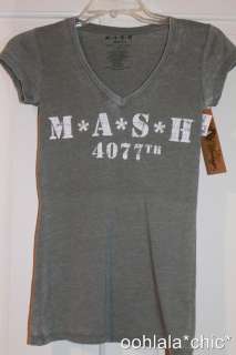 Mash L.O.L. Vintage Green T Shirt Tee NWT  