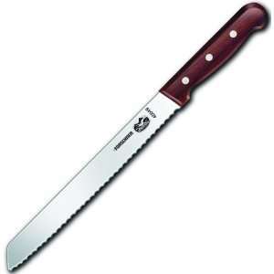   Steel 8 Inch Bread Knife with Rosewood Handle