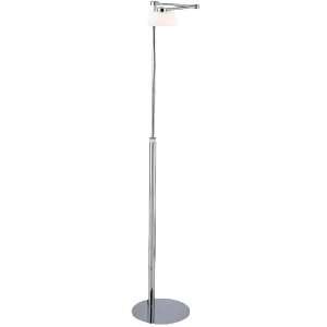  Swingster  Floor Lamp with Frost Glass Shade (Free 