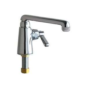 Chicago Faucets 349 E1HOTCP Chrome Manual Deck Mounted Basin Tap with 