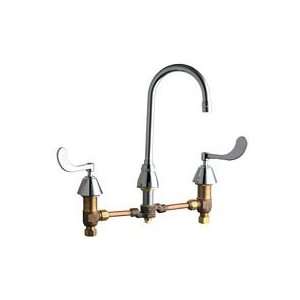  Chicago Faucets 786 WCE3CP Chrome Manual Deck Mounted 12 