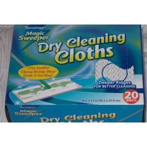  Magic Sweeper Dry Cleaning/Dusting Cloths 20 Sheets