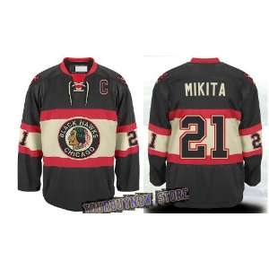  NHL Gear   Stan Mikita #21 Chicago Blackhawks Third Black 
