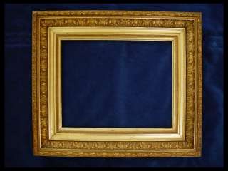 Antiker Rahmen Grafik Gemälde 19. Jh BREITE Leiste vergoldet frame 