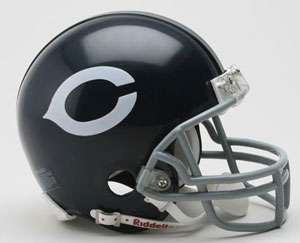 CHICAGO BEARS 1962 73 Mini Replica NFL Throwback Helmet by Riddell