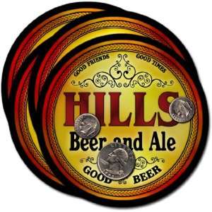 Hills, IA Beer & Ale Coasters   4pk