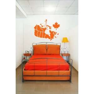  Canada Country Map Vinyl Wall Decal Sticker Graphic Small 
