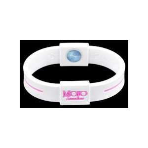  7 MOJO MAX White & Pink Double Hologram Wristband 