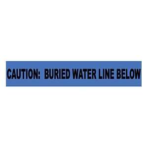   Warning Tape   Caution Buried Water Line Below   2W