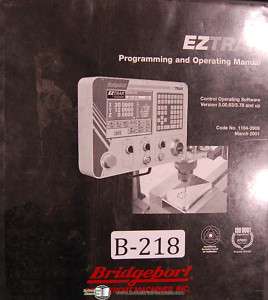 Bridgeport EZTRAK CNC Programming Ctr Operation Manual  
